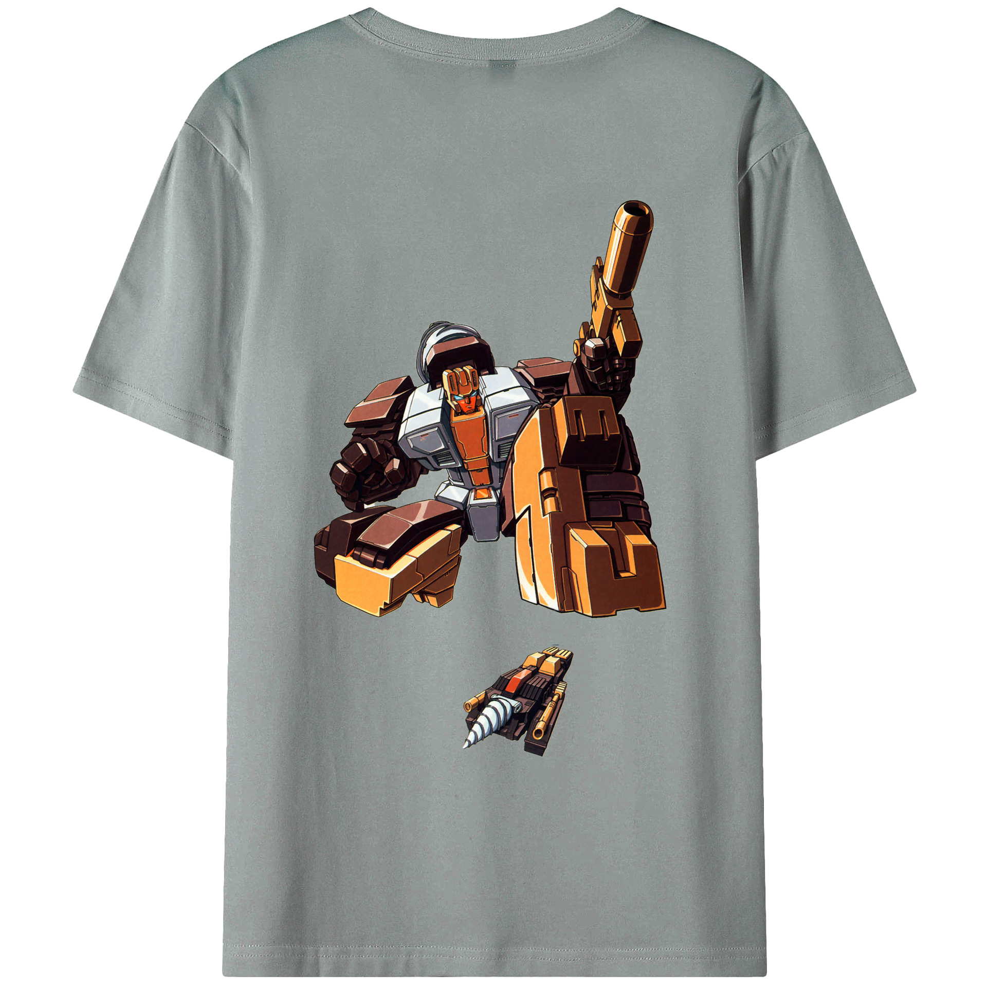 （画像用）  綿100％ メンズ半袖Tシャツ（バックプリント） 通気性